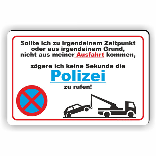 Parken verboten schild - verboten,