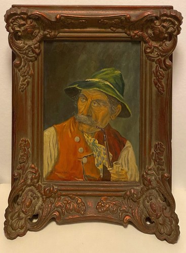 Originalgemälde bergbauer - originalgemälde, „bergbauer