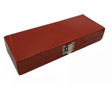 Rote metallbox werkzeugkiste - rote,