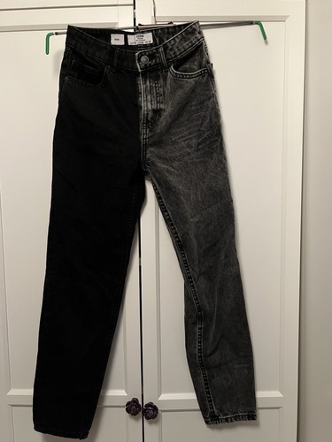 Bershka jeans schwarz grau - bershka,