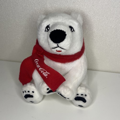 Coca cola eisbär mit schal - eisbär,