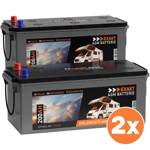 Agm batterie 200ah 12v 24v - agm,