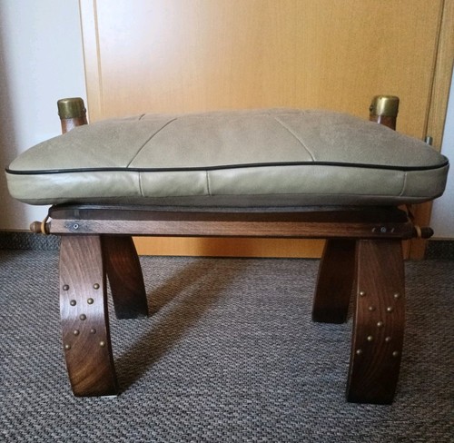 Kamelhocker leder sitzkissen - kamelhocker,