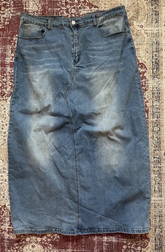 Damen jeansrock maxi - damen,