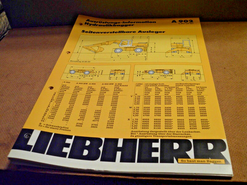 Liebherr 902 mobilbagger - liebherr, a