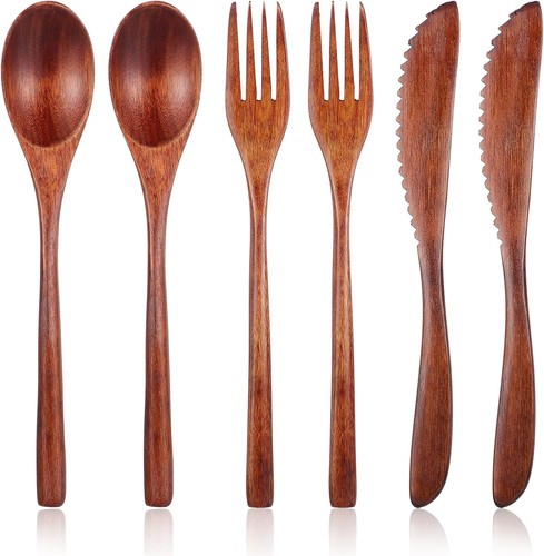 Holzbesteck set teilig nanmu - 6-teilig,