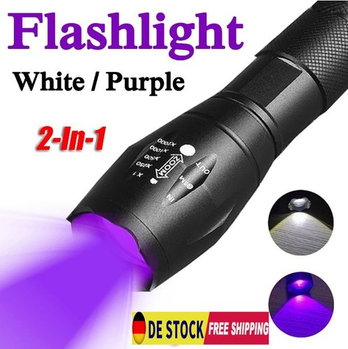 120000lm super bright torch - uv,