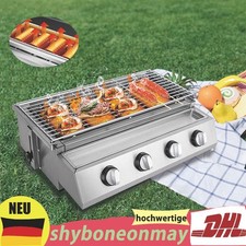 Edelstahl brenner flammen - edelstahl, 4-flammen