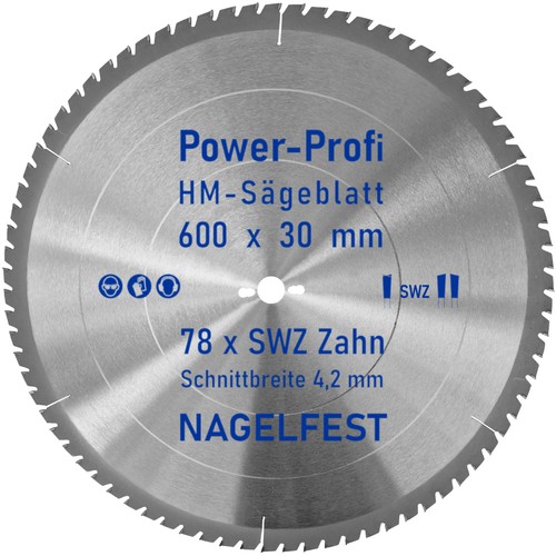 Kreis sägeblatt 600 30 - 600,