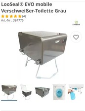 LooSeal® EVO mobile Verschweißer-Toilette Grau Campingzubehör Wohnmobil B-Ware