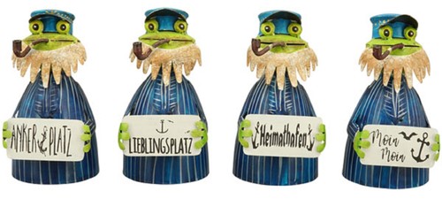 Zaunhocker zaunfigur frosch - zaunfigur,