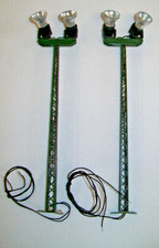 Viessmann Spur H0 - 2 x Doppel-Strahler auf Mast aus Hobbyaufgabe - Zustand gut