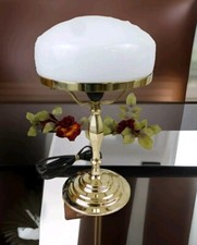 Table lamp brass mushroom lamp
