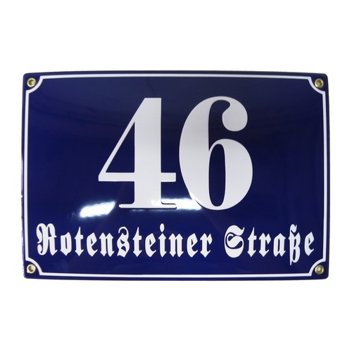 Nummernschild 20x30 - , cm