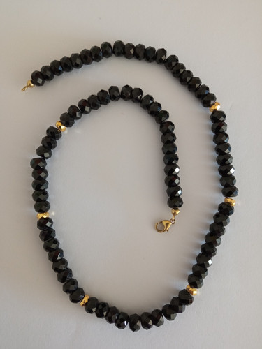 Edelsteinkette 375er gold - edelsteinkette,