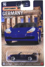PORSCHE 911 Carrara Cabrio  - dark blue - Matchbox 1:64