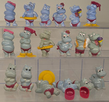 Satz HAPPY HIPPOS 1988 +/- Varianten (auch hellblau )  +/- Zubehör zum aussuchen