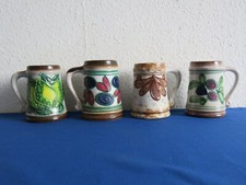 DDR Strehla Keramik 4 x Becher