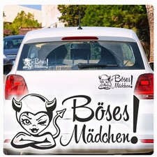 Böses Mädchen! Teufelchen Teufel Autoaufkleber Sticker Auto Aufkleber A2010
