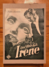 Das Mädchen Irene, Ufa Filmdrama, altes Programmheft, Illustrierter Film-Kurier.