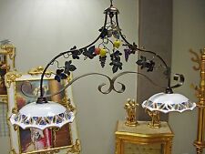 Kronleuchter Unruh rustikal Schmiedeeisen Keramik perforiert Küche Mod Obst