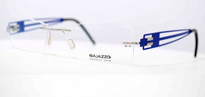 Bajazzo Brille Blau Silber