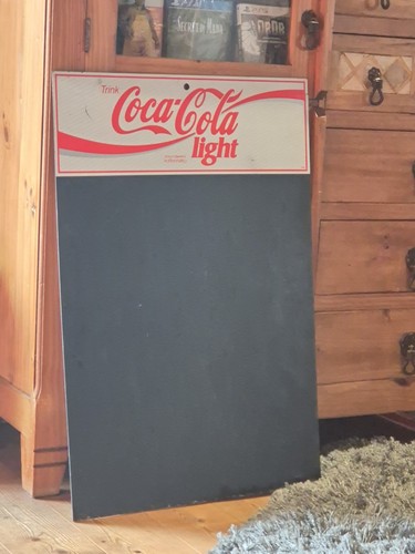 Alte coca cola light tafel - cola,