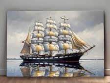 Segelschiff mit Vollbesegelung