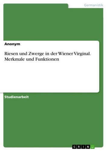 Riesen und zwerge - zwerge, in