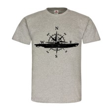 U-Boot Klasse VII C Kompassrose Marine Unterseeboot Atlantik T Shirt #18339