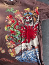 2 Ed Hardy T-Shirt Damen XL by Christian Audigier – Original, Top Zustand