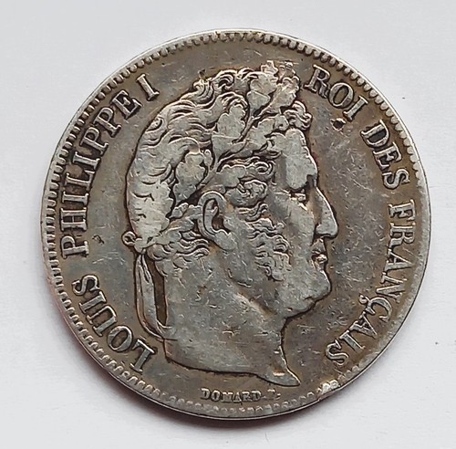 France 1835 silber - 5, francs