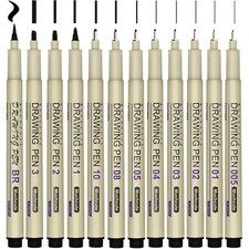 Fineliner, Zeichenstifte