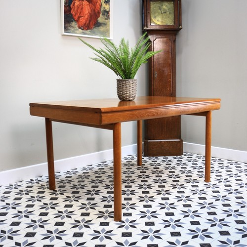 Teak mid century esstisch - teak, von