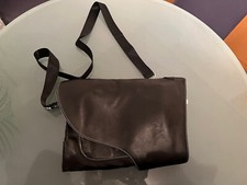 Neuwertige Laptoptasche Fuchs  Leder Anthrazit Größenvariabel NP 249€