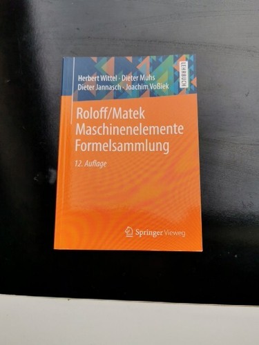 Roloff matek maschinenelemente - roloff/matek,