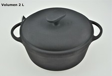 2 Liter Gusseisen Schmortopf