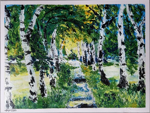 Acrylbild gebraucht x - acrylbild, 30,5