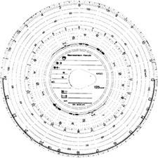 EG-Tachograph Diagrammscheibe