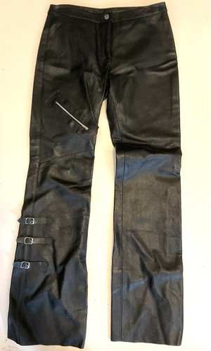 Schwarze lederhose mit - schwarze,
