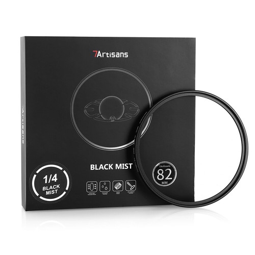 7artisans black mist filter - black,