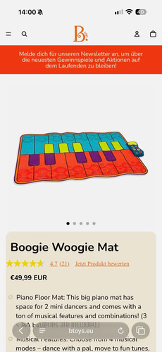 Toys boogie woogie klavier - boogie,