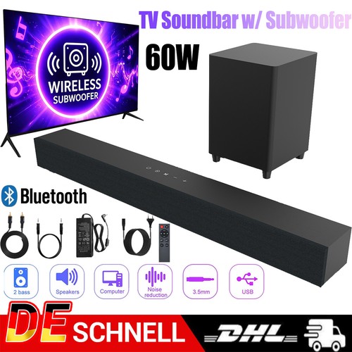 Kanal soundbar mit - 2.1, tv