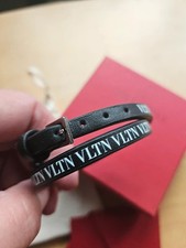 Valentino Lederarmband schwarz