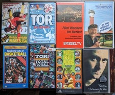 11 VHS-Videos aus den