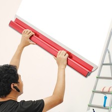 Flächenspachtel 80/60cm Profi Edelstahl Spachtel Flächenrakel Z-Griff Flexogrip~