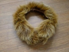 Fellkragen Echtfell Rotbraun 71 cm Top Jacke Mantel Larp