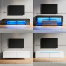 TV Schrank mit LED Hängeboard