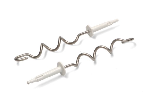 Braun knethaken set - weiß, für