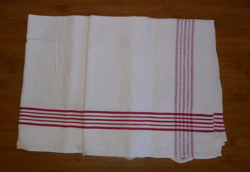 Altes gewebtes geschirrtuch - 2x,